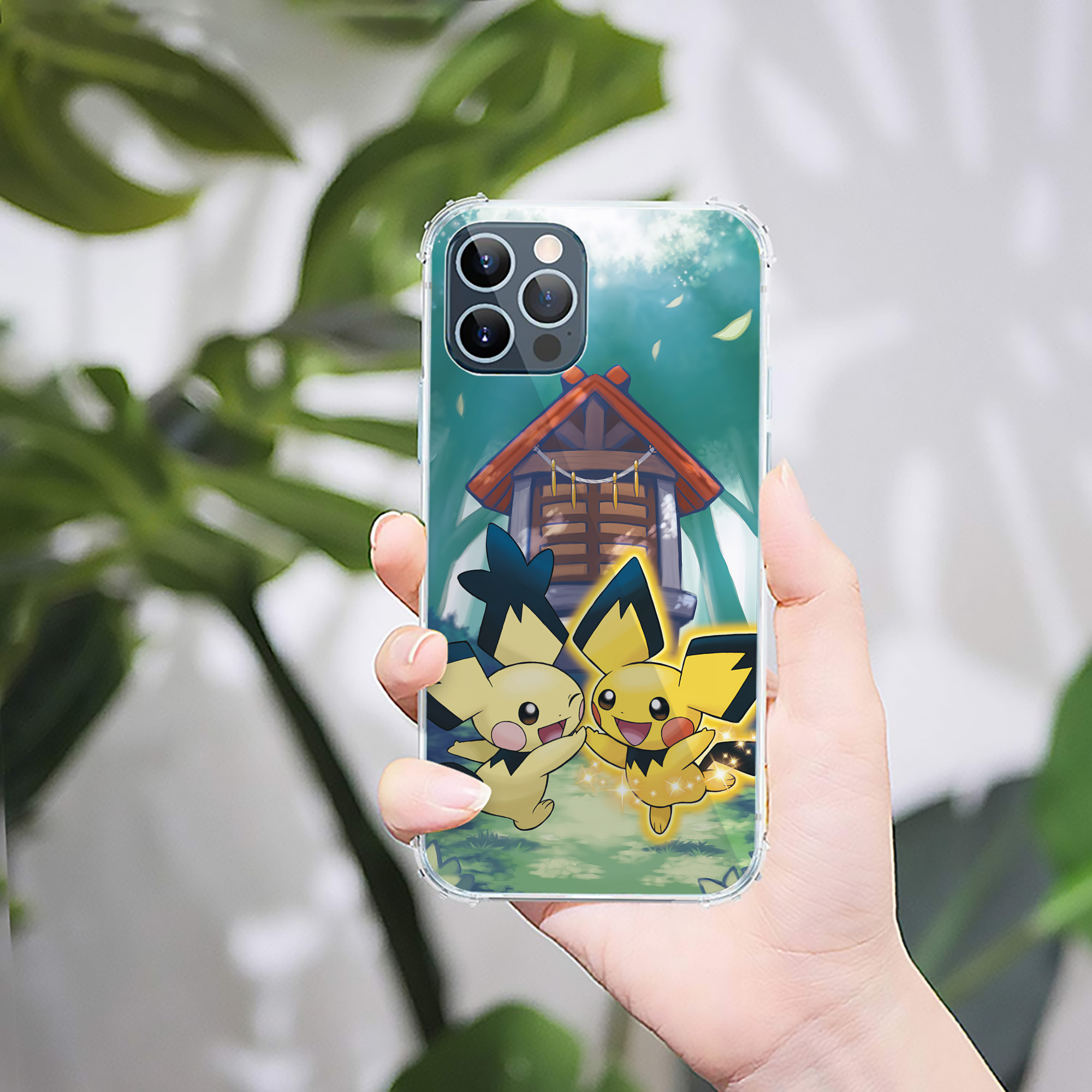 （画像用） ポケットモンスター Pokémon 【iPhone 12シリーズ対応】透明スマホケース（クリアソフトケース）